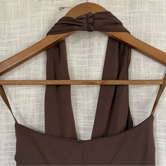 Michael Kors Made in Italy Twist Halter Dress - Picture 4 of 9